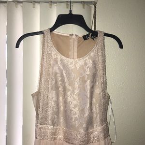 long pink gown/dress